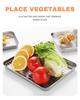 Stainless Steel Flat Tray & Mesh Pan for Roasting, Frying, BBQ & Oil Draining