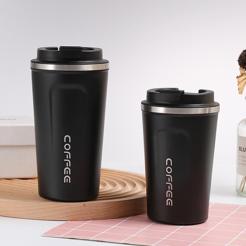 380ml/510ml Stainless Steel Coffee Cup Travel Thermal Mug Leak-Proof Thermos Bottle Tea Coffee Mug Vacuum Flask Insulated Cups