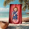 Chucky Fashion Beach Towel: Ideal for Summer Adventures Soft, Absorbent and Quick Drying Suitable for Swimming and Bathing