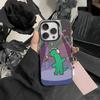 Süße Cartoon K-Jurassic Handyhülle Für IPhone 16 17 15 14 12 13 Pro Max Schwarze Farbe Stoßfeste Hülle