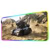 Metal Slug Mouse Pad RGB Gaming Mousepad Big LED Pad PC Desk Mat Luminous Mouse Pad Large Keyboard Mats Table Rug With Backlit