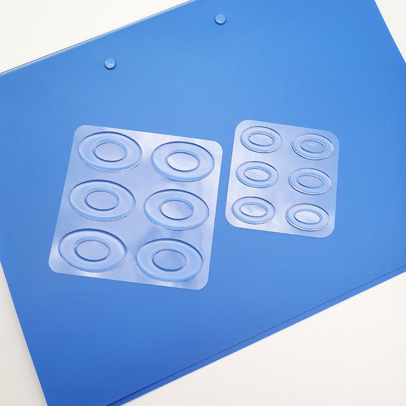 Transparent Silicone Anti-Friction Heel Grips - Invisible, Self-Adhesive Pads for Women's Shoes