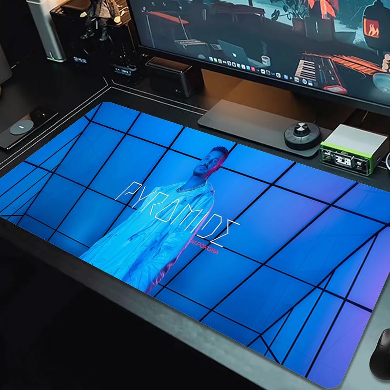 M.Pokora Color Mouse Pad Large Gaming Table Cushion Non-slip Laptop Tablet Big Mousepad XXL Mat Mini PC Playmat With Lock edge
