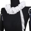 Elizabethan Chiffon Ruffle Collar Cuff Sleeves for Medieval Costume Detachable for Historical Reenactments and Event