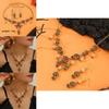 Pumpkin Skeleton Jewelry Collection With Gold Plated Alloy For Halloween Party Accessories