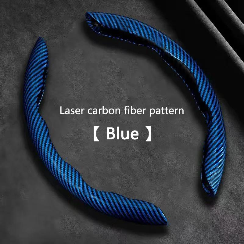 Carbon Fiber Car Steering Wheel Cover Anti-slip Decoration Shell For Honda City Odyssey CIVIC CRV HRV Legend Jazz RR VTi Fit