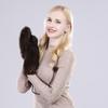 Fashion Winter Real Mink Fur Gloves Soft Warm 100%Natural Mink Fur Gloves Women Good Elastic Genuine Fur Gloves Knitted Fur Glove
