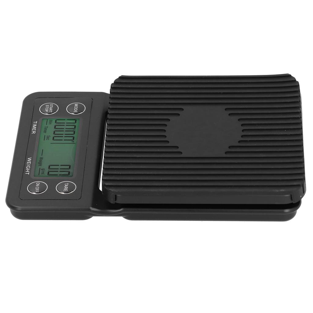 3kg 0.1g Multifunctional Electronic Scale LCD Digital Kitchen Coffee Scale with Timer Function