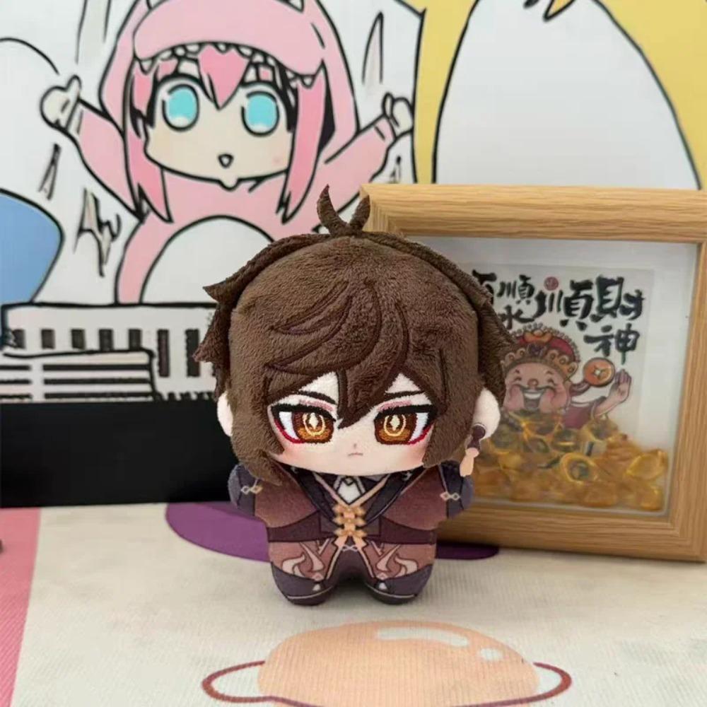 Genshin Impact Plush Dolls Venti Xiao Focalors Scaramouche Yoimiya Furina Kazuha Yae Miko Bag Pendant Keychain Stuffed Toys Gift