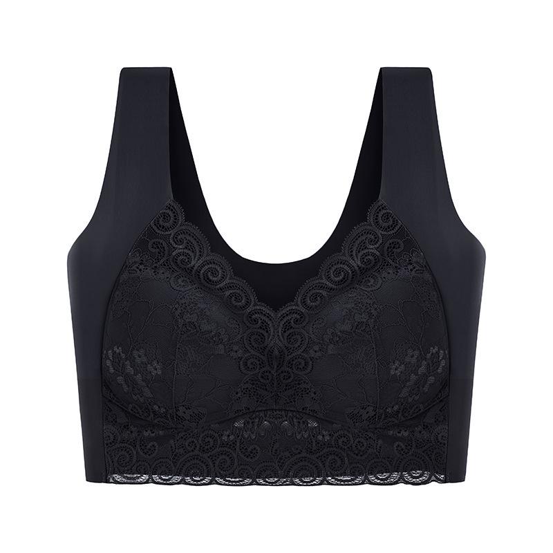 Seamless Plus Size Anti-Sagging Sports Bra for Women - Supports Big Chest and Tucks Side Fat