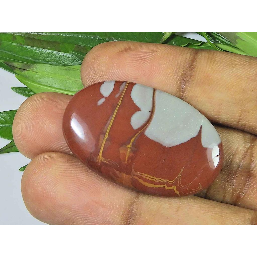 23X37X05MM Natural Noreena Jasper Oval Cabochon Loose Gemstone 43Cts SK-3825