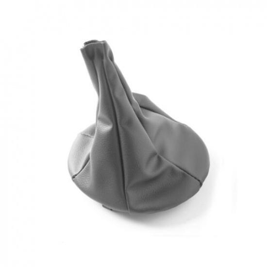 5 Speed Gear Shift Knob Gaiter Boot Cover Fit For FIAT 500 500c 2007-2012 Gray