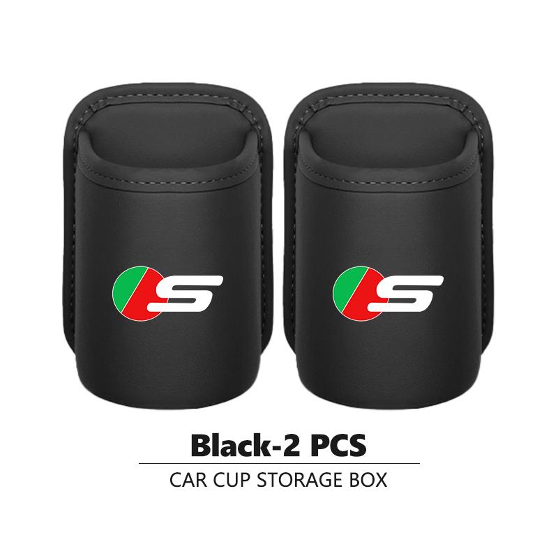 Leather Car Water Cup Holder Mobile Phone Holder Door Armrest Beverage Holder Bag Chair Back Multifunctional Box For Jaguar XF PP21