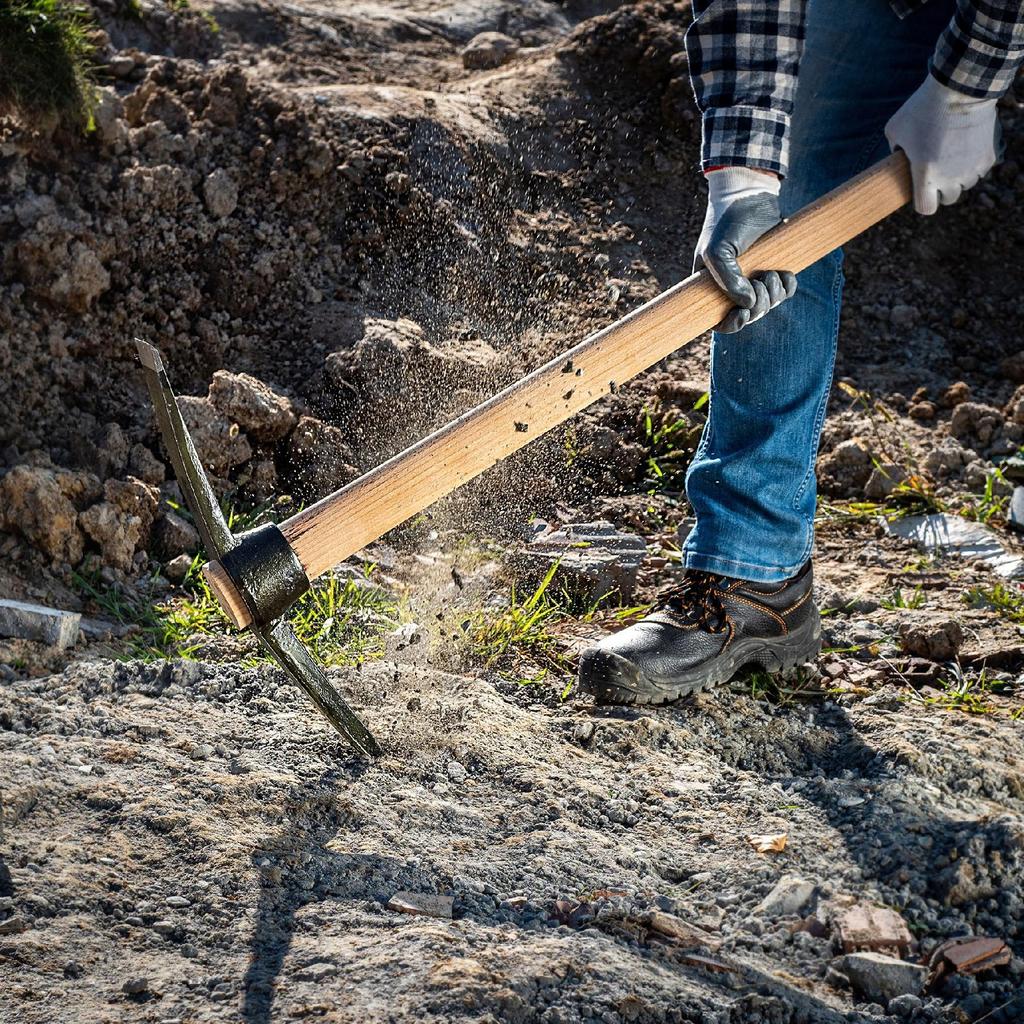 KADAX Gartenhacke mit Holzstiel geschmiedet