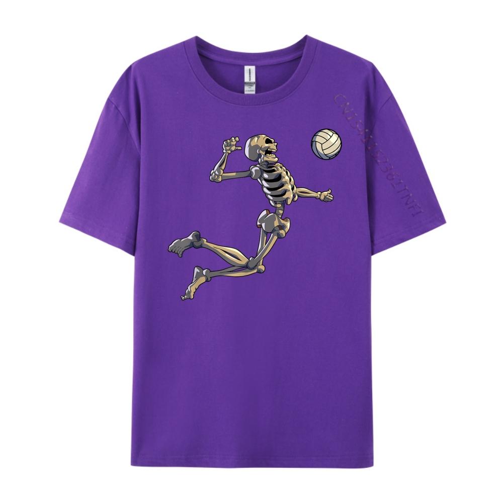 Volleyball Skeleton Women Men Volleyball Player Men T Shirts High Quality Durable and Wearresistant TShirts 4TH of July