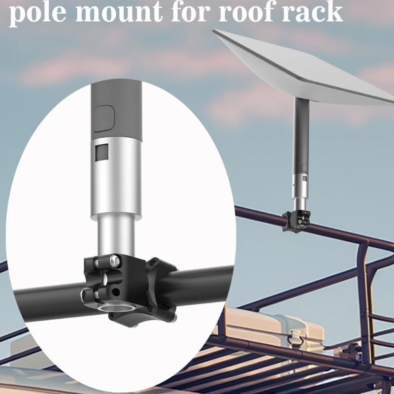 Ladder Mount 0.8-1.17'' Installation Range Mount for Roof/SUV/Outdoor Aluminum Mount