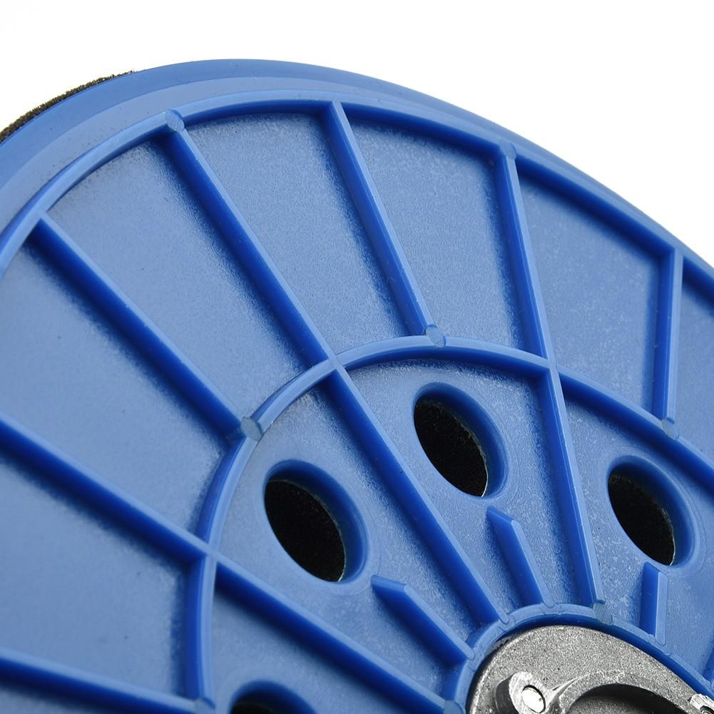 

9 Inch 210mm 10 Holes Drywall Sander Backing Pad Hook And Loop With 14mm Thread Grinder Accessories Blue Abrasive Tool 1pc
