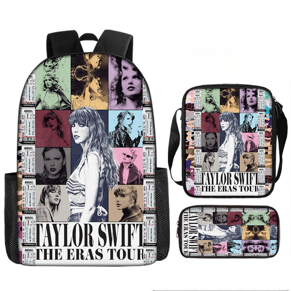 Taylorswift Taylor Swift Elementary School Bag Children'S Cartoon Backpack Anime Backpack Satchel