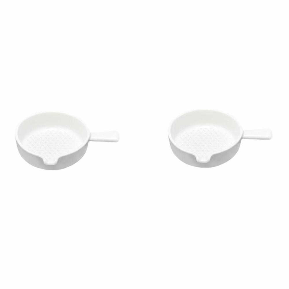 2PCS Square/Round Japanese-style Dipping Dish Ceramic Grinding Dish Seasoning Dish  Restaurant Round