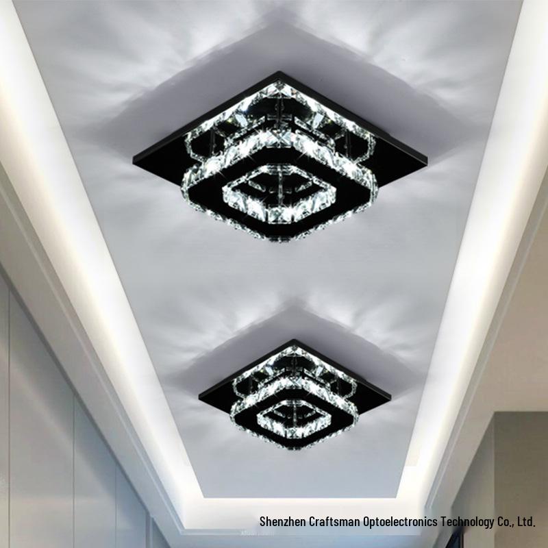 Plafonieră LED Cristal pentru Hol și Intrare