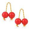 2 Pair Rhythmic Balls,Portable Kashaka Rhythmic Shaker,Comfortable To Hold Musical Fingertip Ball For Music Lovers