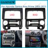 2 Din 9 Inch Car Android Radio Installation GPS Mp5 ABS PC Plastic Fascia Panel Frame for Hyundai Santro Atos Prime 2003-2015
