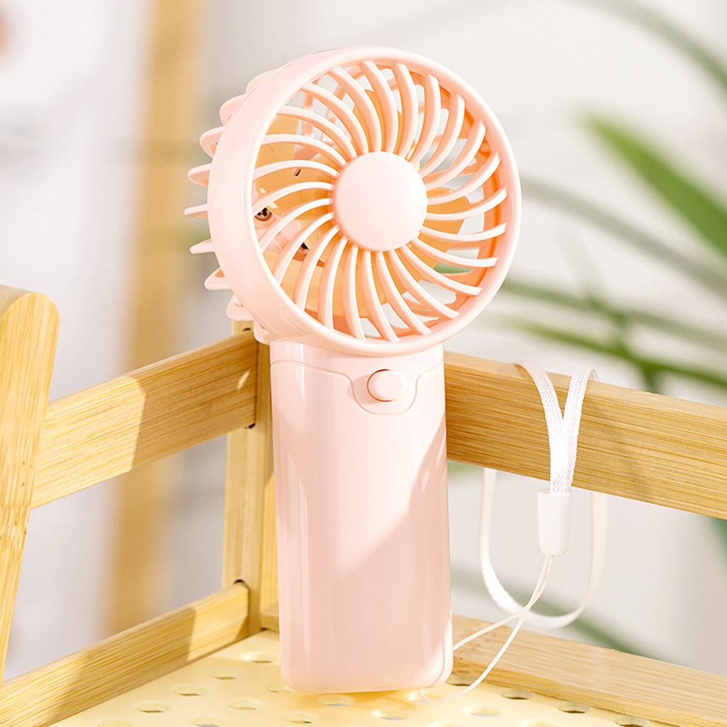 New Mini Fan Convenient Creative Small Fan Handheld Pocket Hand-held Fan Lightweight Adjustable Cute Small Fan Student Gift