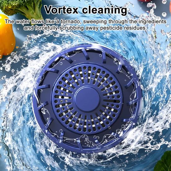 Fruit Vegetable Washing Machine Large Capacity Fruit Washer with Smart Sensor Rotatable Fruit And Vegetable Purifier One-Touch Operation Fresh Produce