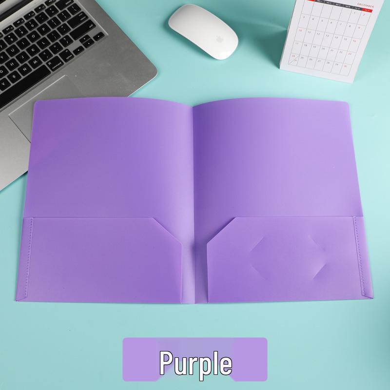 

Letter Size Double Pocket Cross-Zip Document Folder
