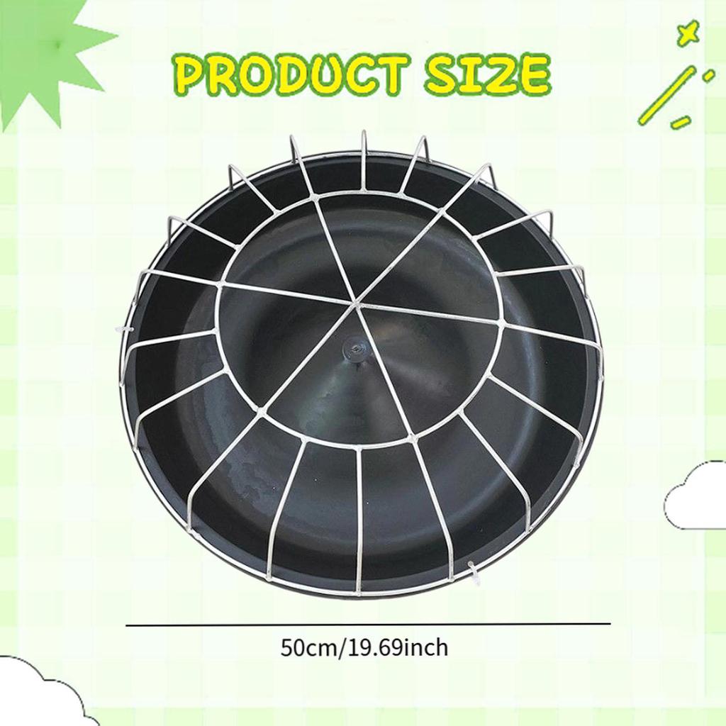 12/18/20 Holes Chicken Feeder Portable Goose Food Dispenser Poultry Feed Bucket for Duck Chook Hen Livestock Feeding Supplies