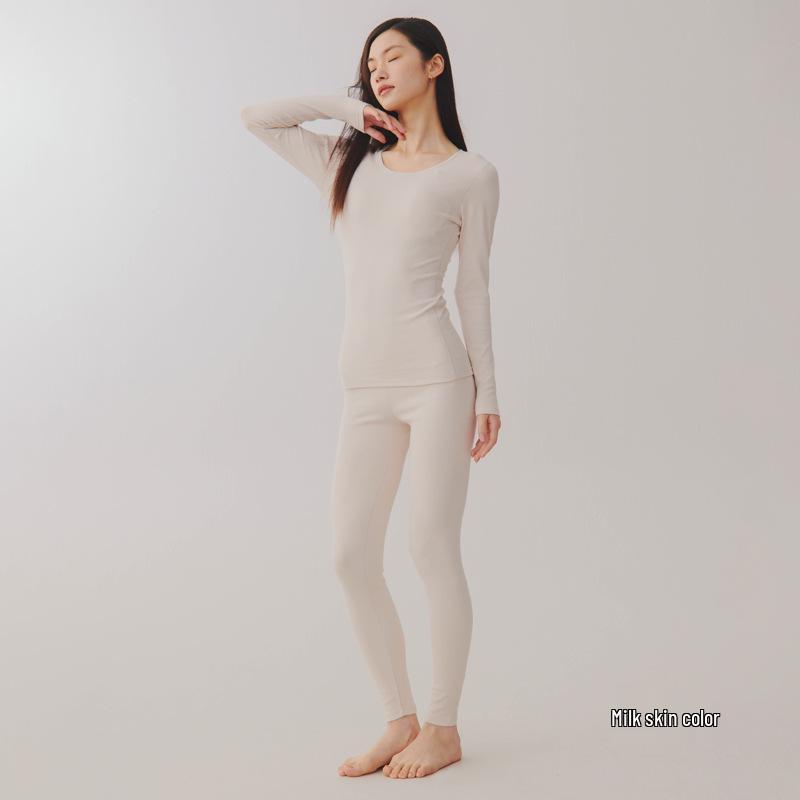 2025 Warme Reine Baumwolle Verdicktes Unterwäscheset für Paare - Antibakterielle Basisschichten für Männer und Frauen