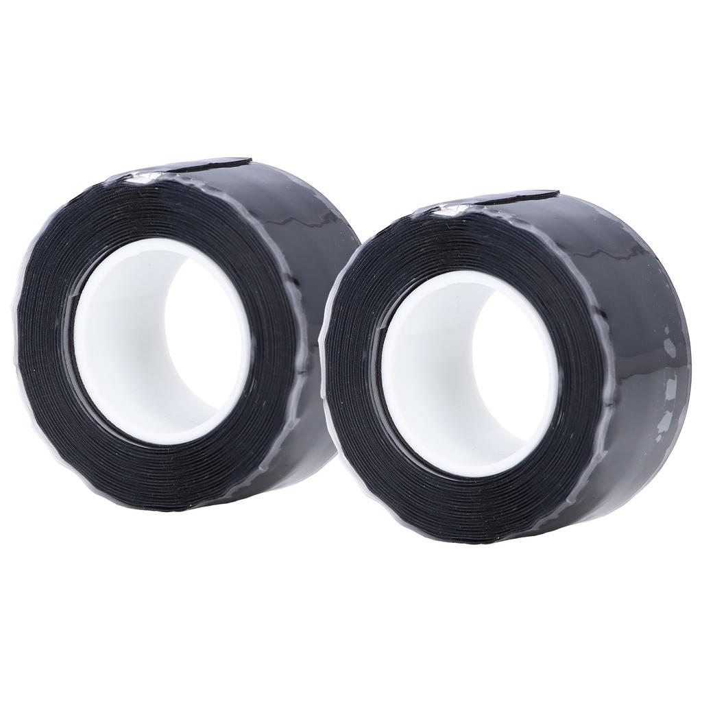 2 Roll Set 2.5cmx3m Electrical Tape Silicone Self Fusing Tape Pipeline Water Pipe Repair Tape for Garden