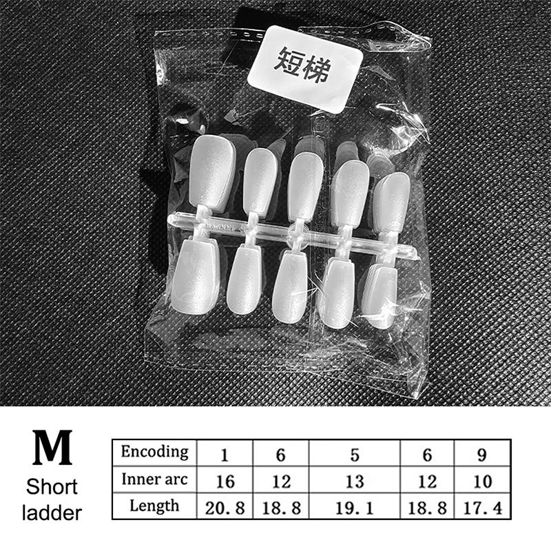 100Pcs Press On Nail Tips Full Cover Ultra-Thin False Nails Patches Gel Nails Extension System Clear Fake Nails Art Accessories