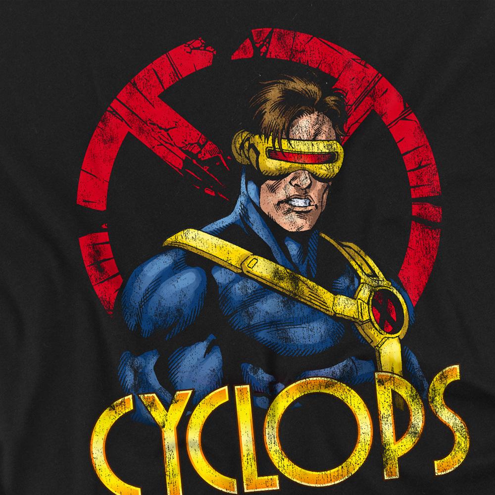Marvel Unisex Adult X-Men Cyclops Logo T-Shirt