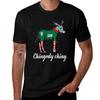 Chingedy Ching Italian Christmas Donkey T-Shirt Simple Solid Color Crew Neck Tee
