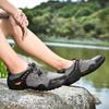 Handmade Summer Men Casual Shoes Breathable Mesh Sneakers Men Soft  Loafers Flats Sandals Male Driving Shoes Large Size 38-58