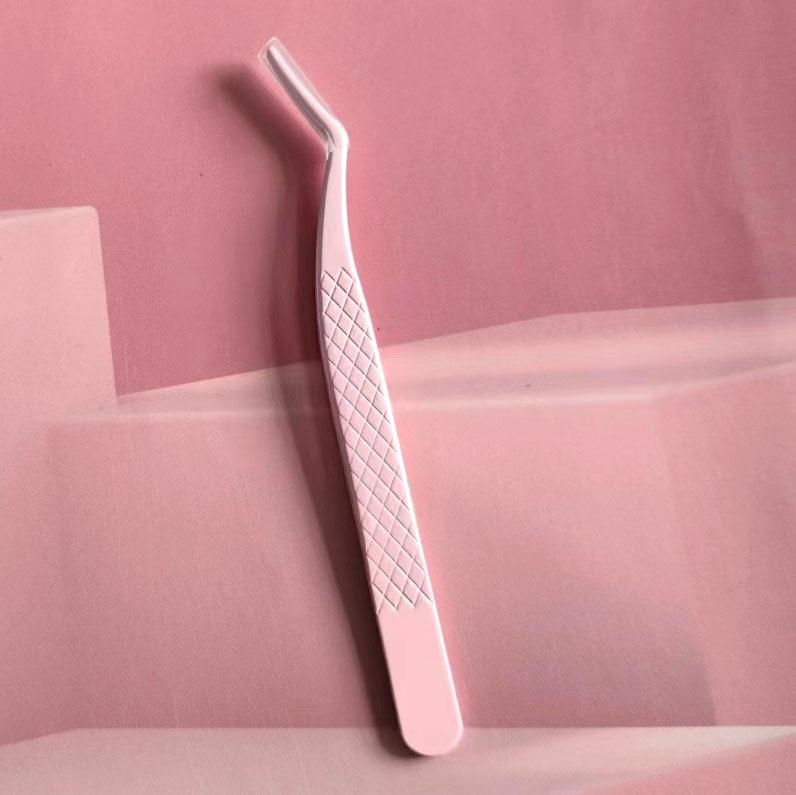 Golden Feather Eyelash Extension Tweezers – Precision Tools for Eyelash Technicians