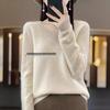 2024 A/W Women's V-Neck Loose Wool & Cashmere Sweater - Soft, Versatile Knit