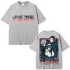 Japanische Anime Jujutsu Kaisen Grafik T-Shirts Herren Damen Gojo Satoru Harajuku Mode Manga T-Shirt Lässige reine Baumwolle T-Shirts
