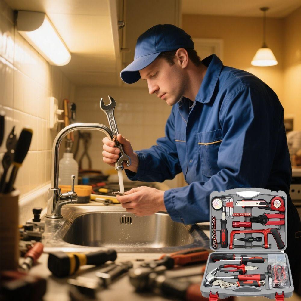 

Wrench Multi-function Tool Set Combination Screwdriver Repair Tools Household Tool Kit Auto Repair 128014
