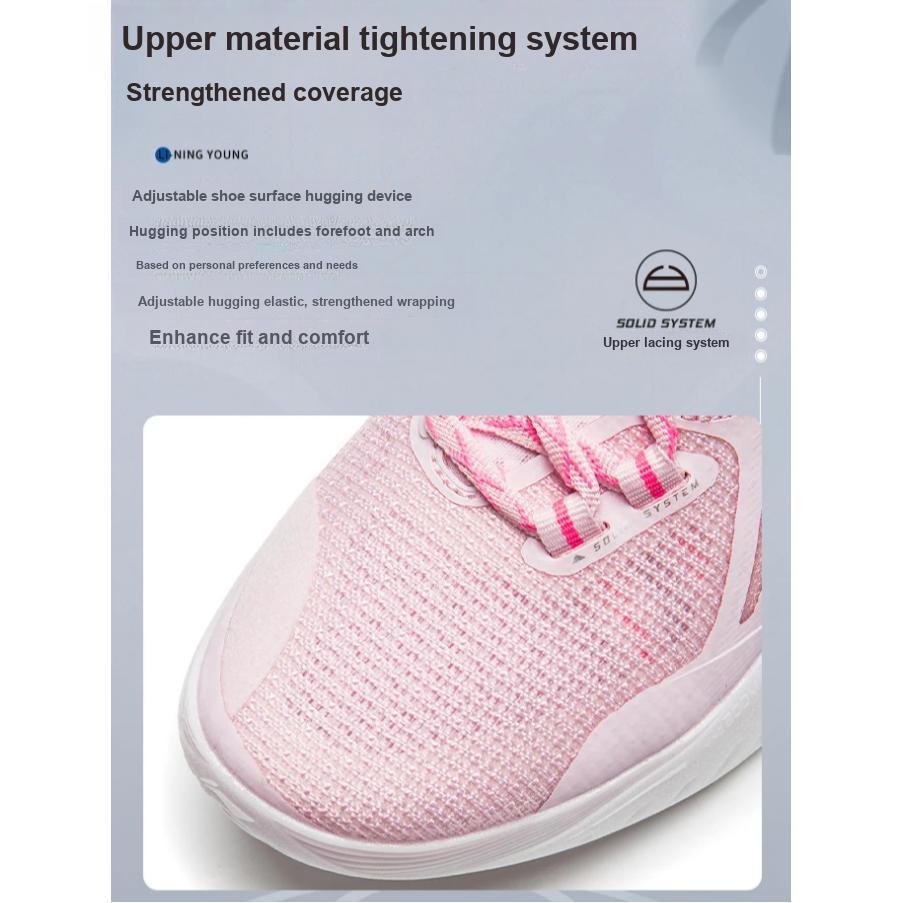 Li Ning Kids Flash 10 Basketball Shoes Kids Sneaker Light-Cherry-Blossom YKBT115-3
