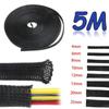Black Tight PET Expandable Wire Protection Cable Braid Sleeving Insulation