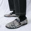 Men's British Style Slip-on Leather Loafers: Formal Casual Pointed Toe Shoes