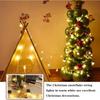Christmas Snowflake String Lights, Waterproof Battery-Powered String Lights, Garden and Bedroom Decoration, Festival Lighting USB Powered