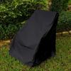 Dustproof Chair Cover Waterproof Rainproof Prevent Sunlight Stackable Chair Cover Patio Furniture Protection Sleeve Outdoor Chair Protector