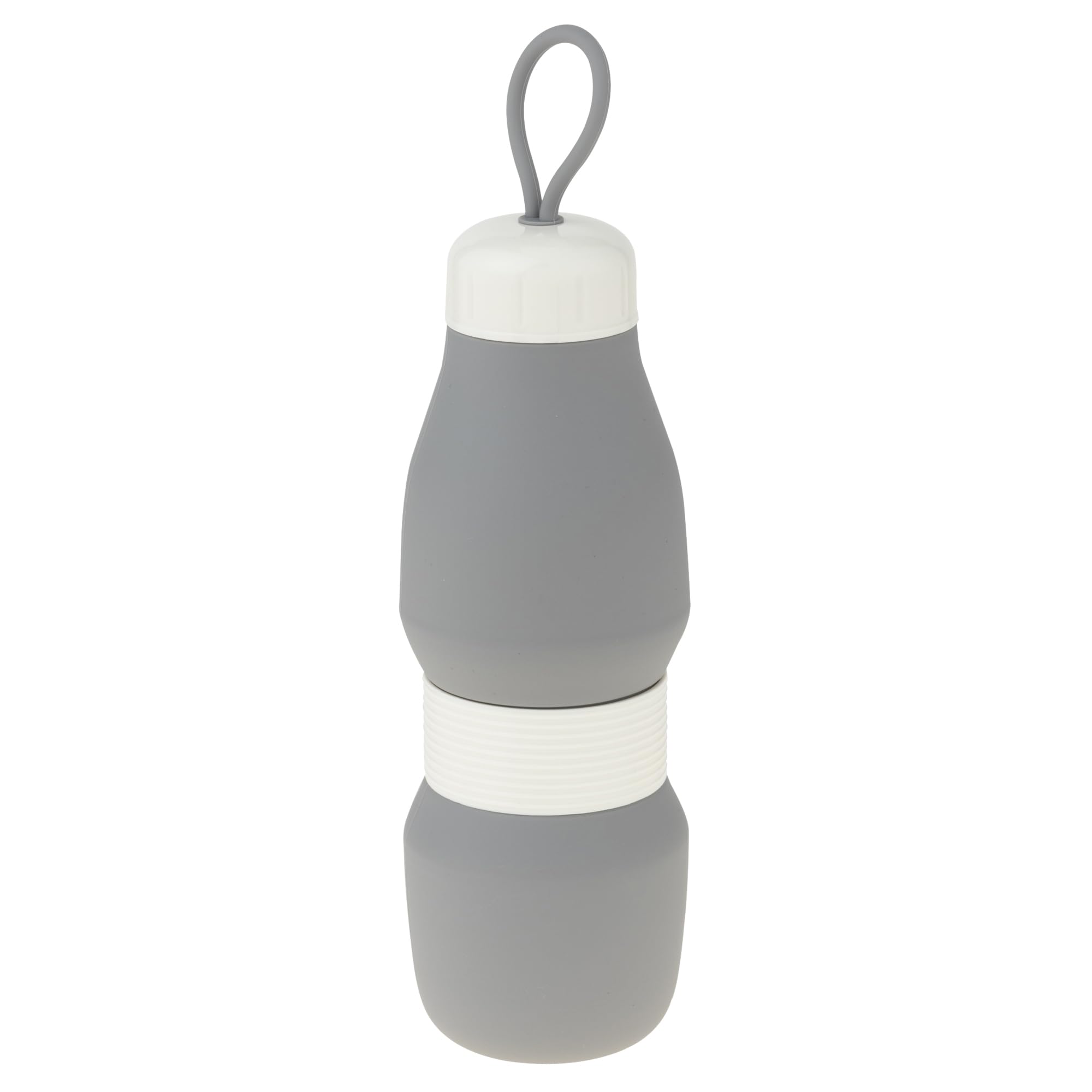 

Silicone Water Bottle 520mL Gray asis+