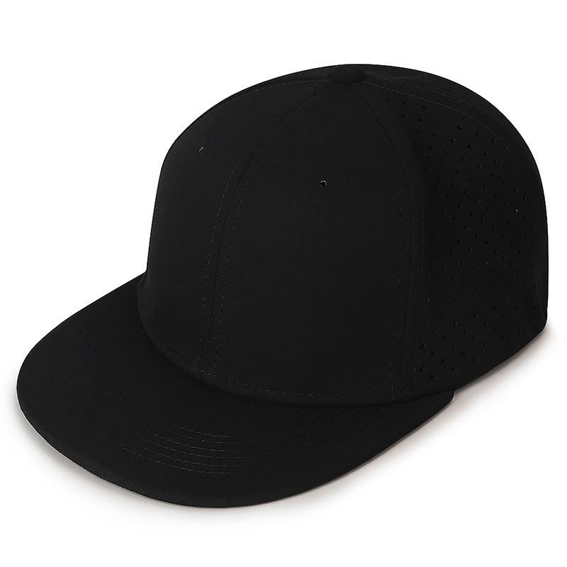 

Elastic Hip-hop Hat with Flat Brim and Air Holes, Youth Street Dance Hat elastic 57-58