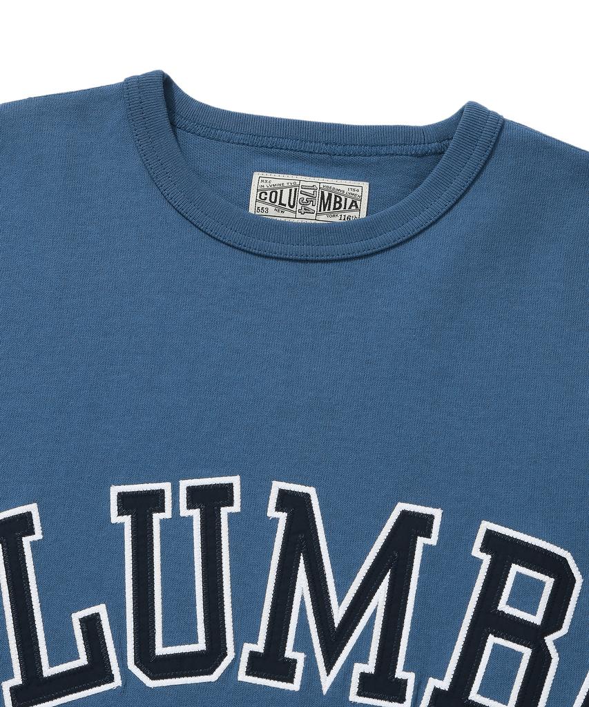 COLUMBIA UNIVERSITY Columbia Arch Logo S/S T-Shirts French Blue