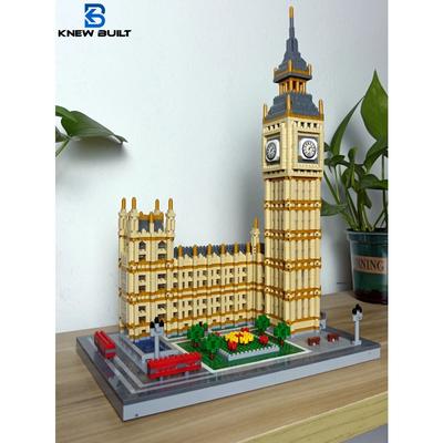 Słynny Big Ben Mikro Mini Klocki Budowlane Ręcznie Wykonana Replika, Zabawki Rekreacyjne i Rozrywkowe Klocki Konstrukcyjne dla Dorosłych Dekoracja