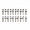 20PCS Silver Brass Misting Nozzle Brass Low Pressure Atomizer Nozzle Mister Nozzle  Yard Cooling